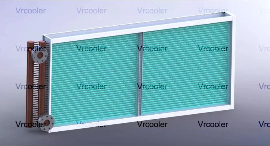 Air Cooled Stainless Steel Tube Condenser Coil Heating Radiator