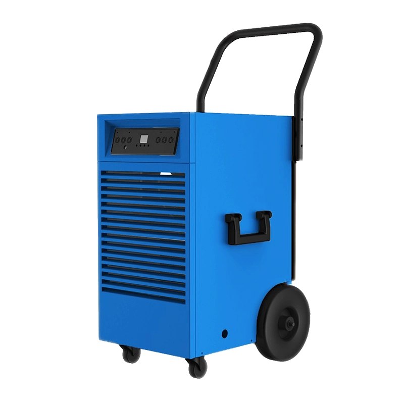 120pints/Day Without Water Tank Portable Commerical Metal Dehumidifier with Plastic Castors and Handle