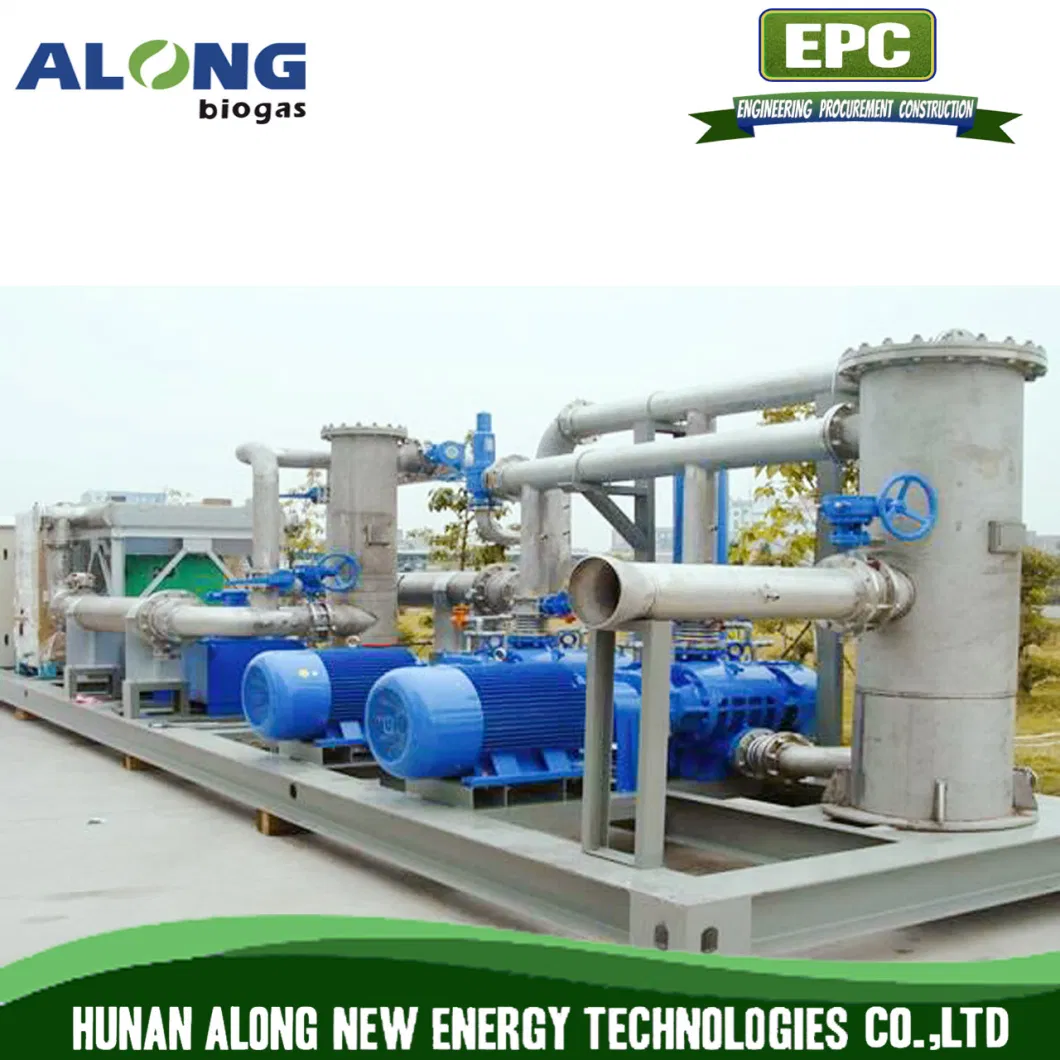 Skid-Mounted Biogas Landfill Gas Dehumidification Dehumidifier/Purification/Desulfurization System