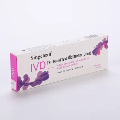 SingClean Quick Profile Early Result orina FSH Test Kit para Pubertad temprana