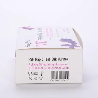 SingClean Quick Profile Early Result orina FSH Test Kit para Pubertad temprana