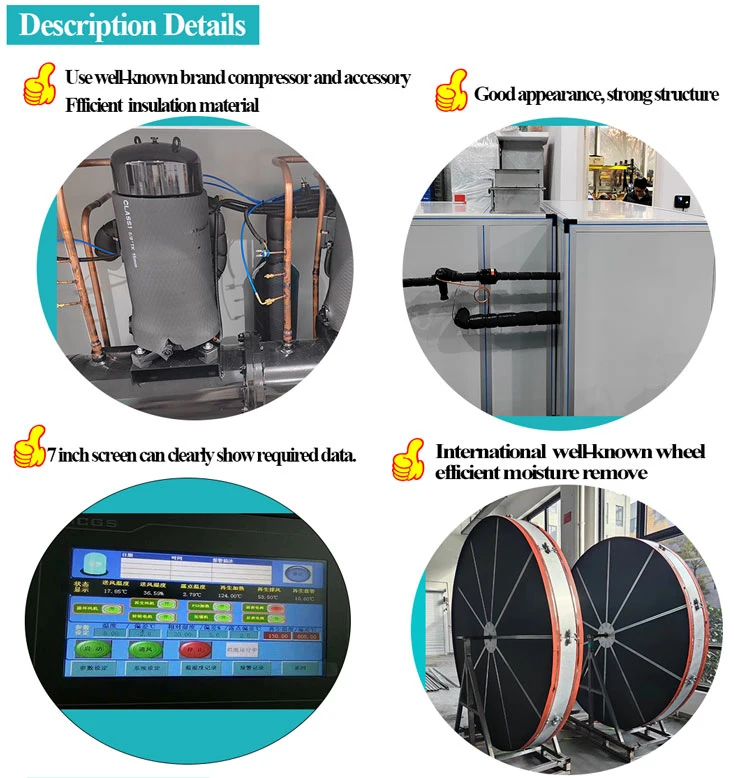 Sxb-200d Single Machine Air Dryer Industrial Rotary Wheel Dehumidifier