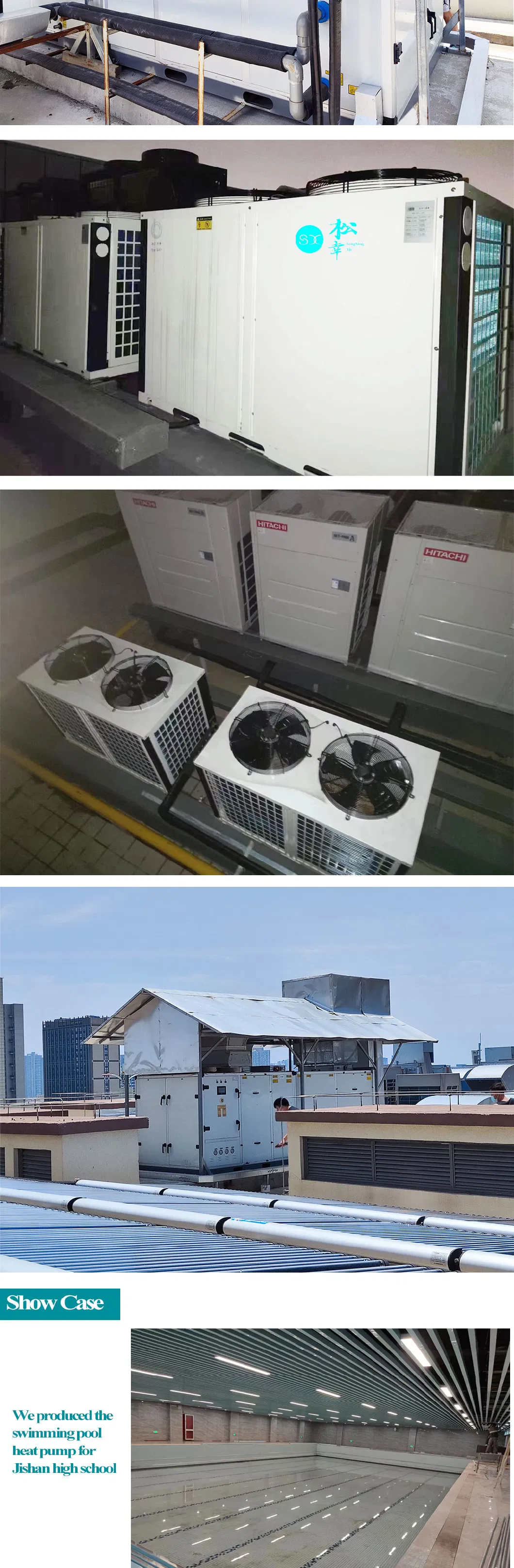 Sxyck-160 Swimming Pool Heat Pump Desiccant Dehumidifier Industrial Air Conditioner