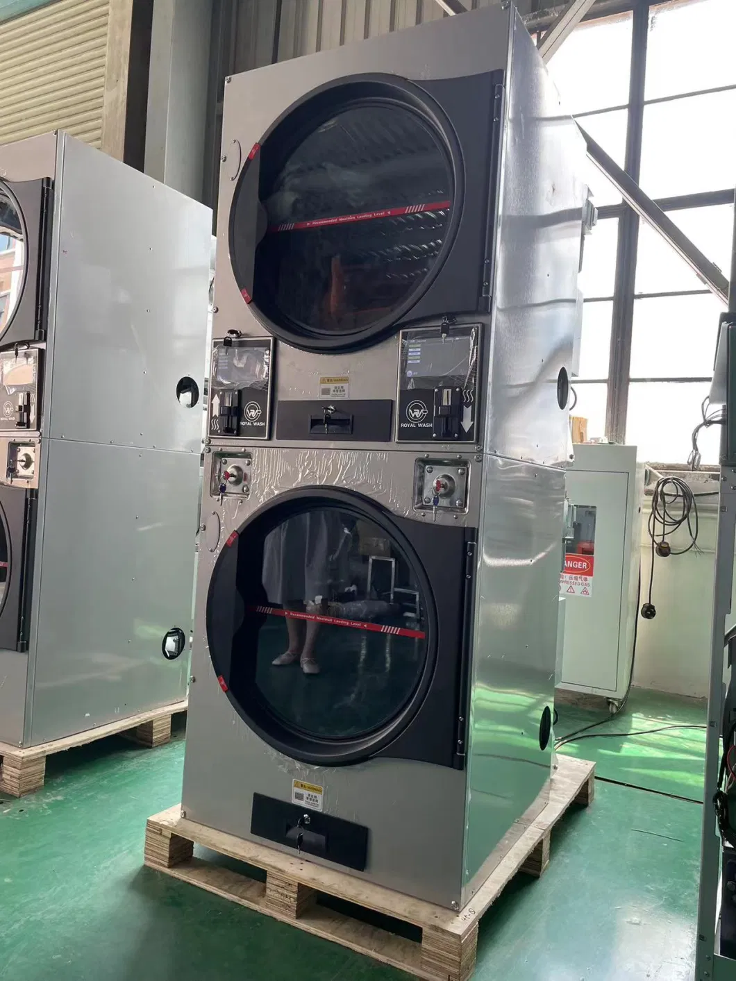 Commercial Stack Dryer Machine Laundry Equipment Wholesale