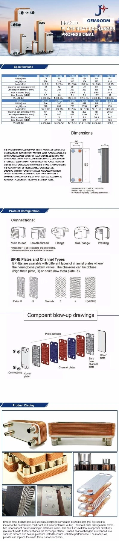 Brazed Heat Exchanger for Air Dehumidification