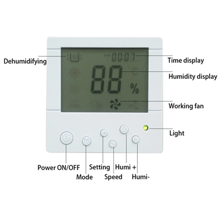 Adjustable Humidistat Function Heavy Duty Saunas Greenhouse Ceiling Mounted Dehumidifier