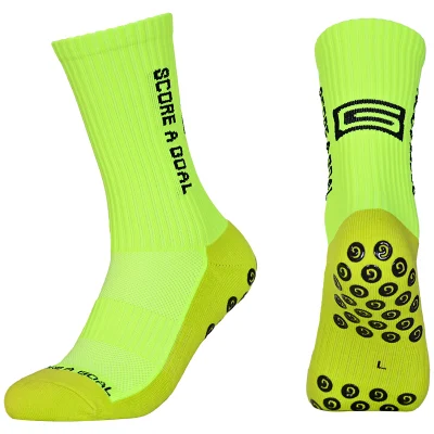 Customized Logo New Hot Sell Unisex Glue Point Sport Soccer OEM&ODM Servince Football Socks Designer Your Own Logo Non Slip Grip Crew Cotton Socks