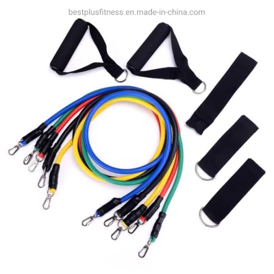 Resistance Band with Handles Exercise Stretch Bands Arm Shoulder Back Workout Elastic String Women Light Fitness