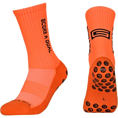 Customized Logo New Hot Sell Unisex Glue Point Sport Soccer OEM&ODM Servince Football Socks Designer Your Own Logo Non Slip Grip Crew Cotton Socks
