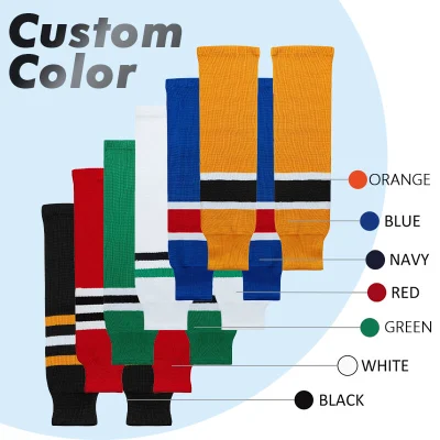 Knit Youth/Mens/Seniors Multiple Colors Resistant Funky Skate Ice Hockey Socks