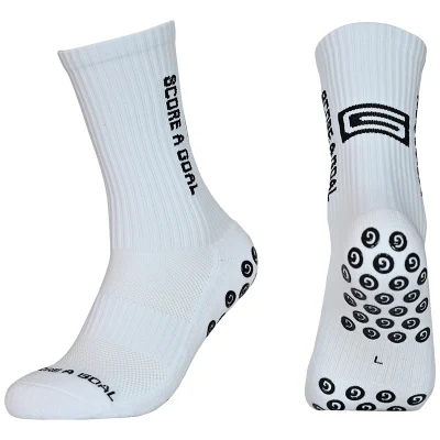 Customized Logo New Hot Sell Unisex Glue Point Sport Soccer OEM&ODM Servince Football Socks Designer Your Own Logo Non Slip Grip Crew Cotton Socks