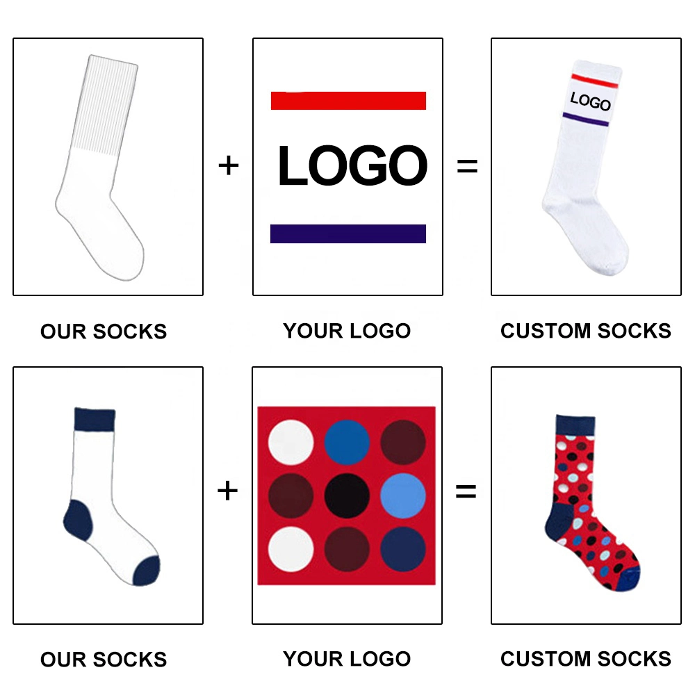 Sample Customization Custom Logo Men Anti Bacterial Running Fashion Sport Socks