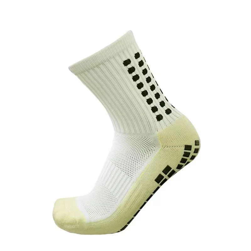 Sports Customized Training Cotton MID-Tube Grip Durable Compression MID-Tube Non-Slip Knitting Wholesale Gym Soccer Football Men Yoga Women Stocking Socks