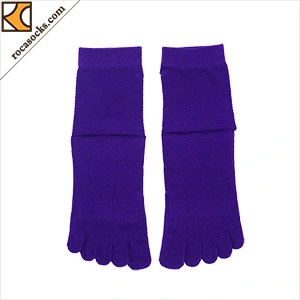 Women&prime;s Five Finger Socks Cotton Casual Toe Sock (164018SK)