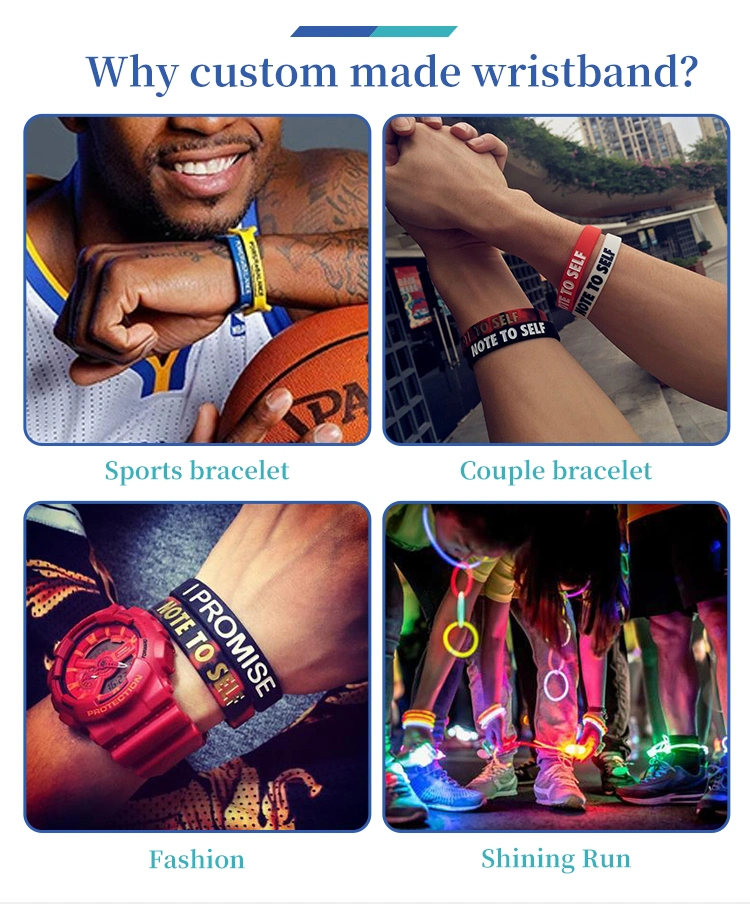 Wholesale Promotional Custom Eco Friendly Souvenir Sports Country Flag Logo Printing Silicone Wristband Rubber Bracelet