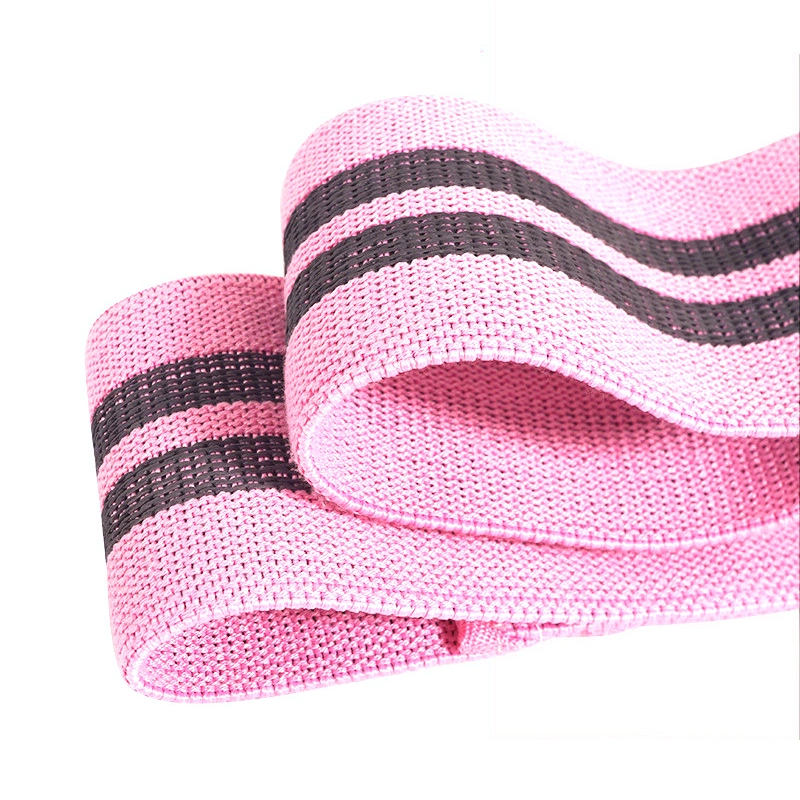 Custom Heavy Duty Gym Elastic Fitness Strength Yoga Band Fabric Hip Booty Resistance Bands