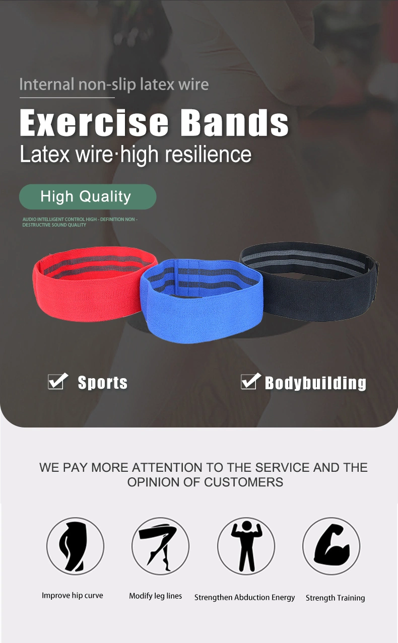 Custom Logo Natural Latex Durable Yoga Assist Band Elastic Exercise Fitness Circle Resistance Bands