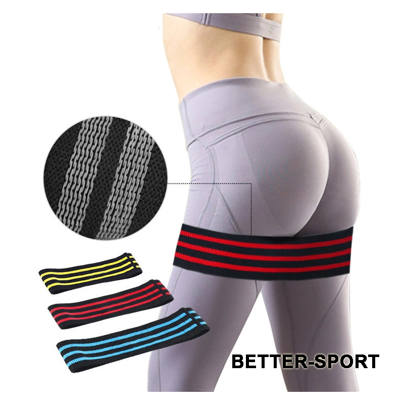 Sports Fitness Yoga Band Glute Training Resistance Non-Slip Fabric Hip Resistance Band