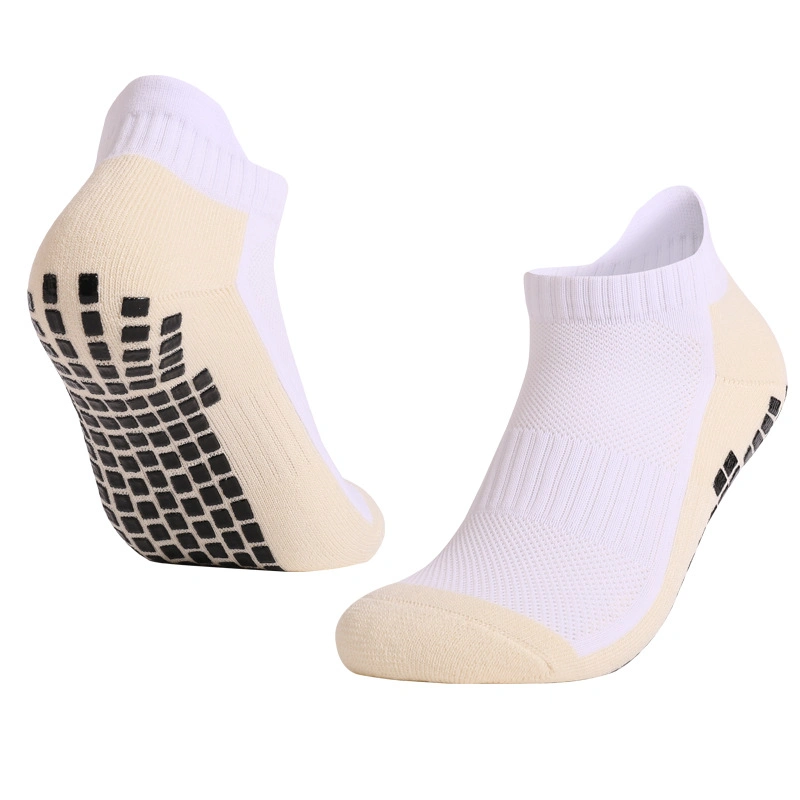 Factory Price Men Women Sports Football Slippers Socks Silicone Non-Slip Grip Soccer Ankle Socks