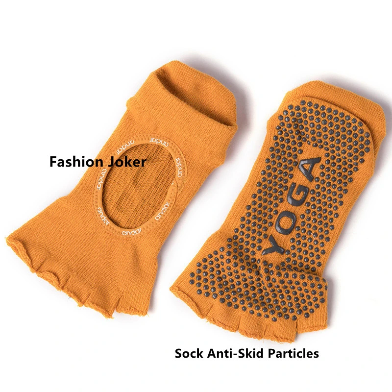 High Quality Custom Logo Non Slip Yoga Socks Wholesale for Women with 5 Toes