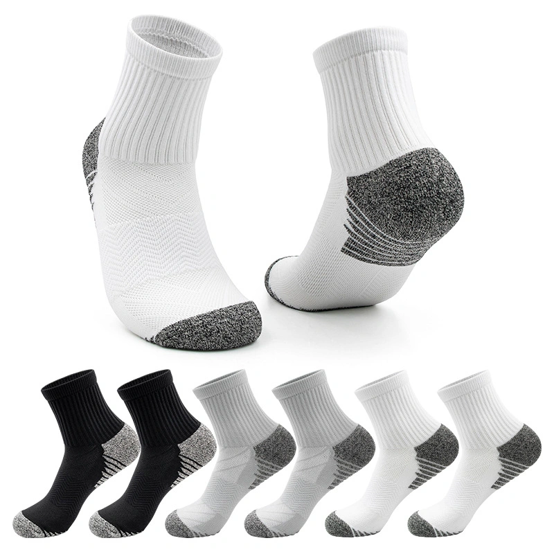 Thickened Terry Professional Men&prime;s Logo Customized Sports Crew Socks