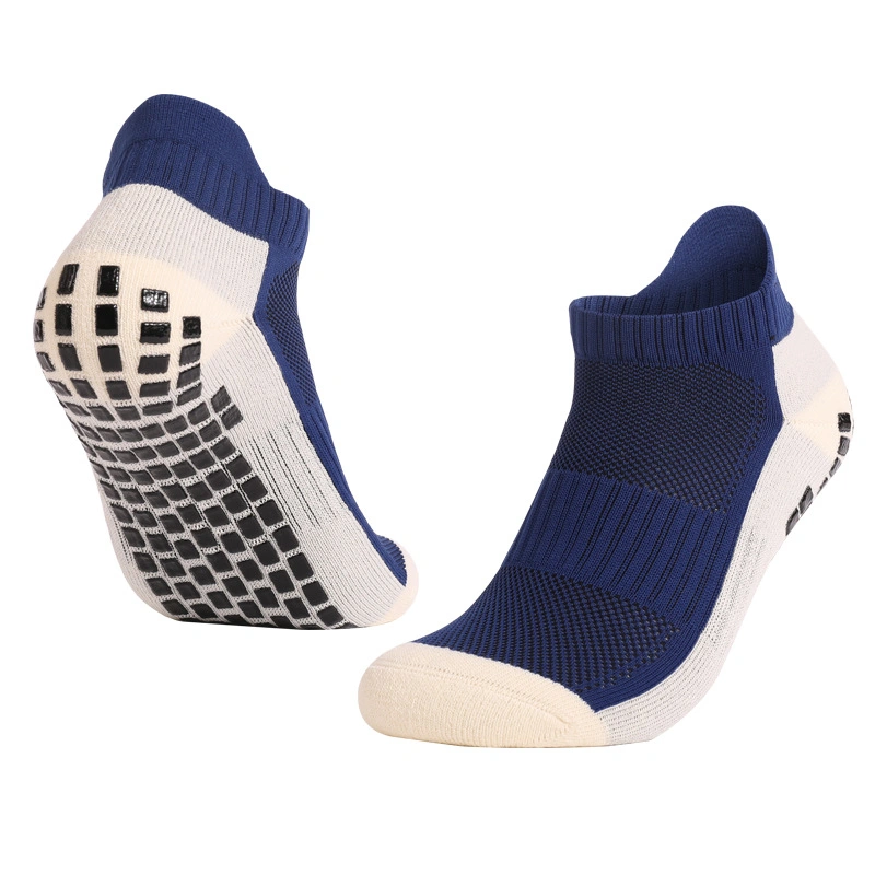 Factory Price Men Women Sports Football Slippers Socks Silicone Non-Slip Grip Soccer Ankle Socks