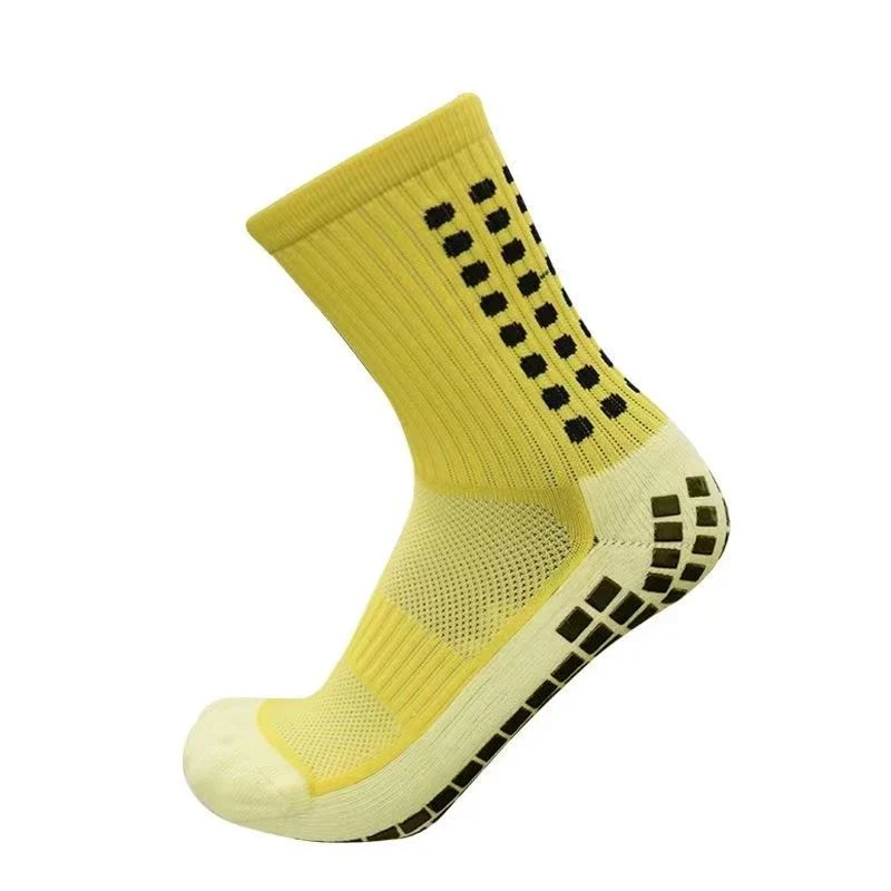 Sports Customized Training Cotton MID-Tube Grip Durable Compression MID-Tube Non-Slip Knitting Wholesale Gym Soccer Football Men Yoga Women Stocking Socks