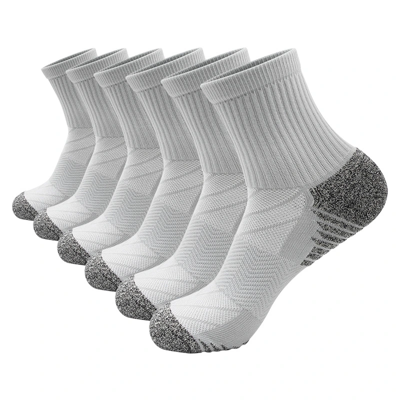 Thickened Terry Professional Men&prime;s Logo Customized Sports Crew Socks