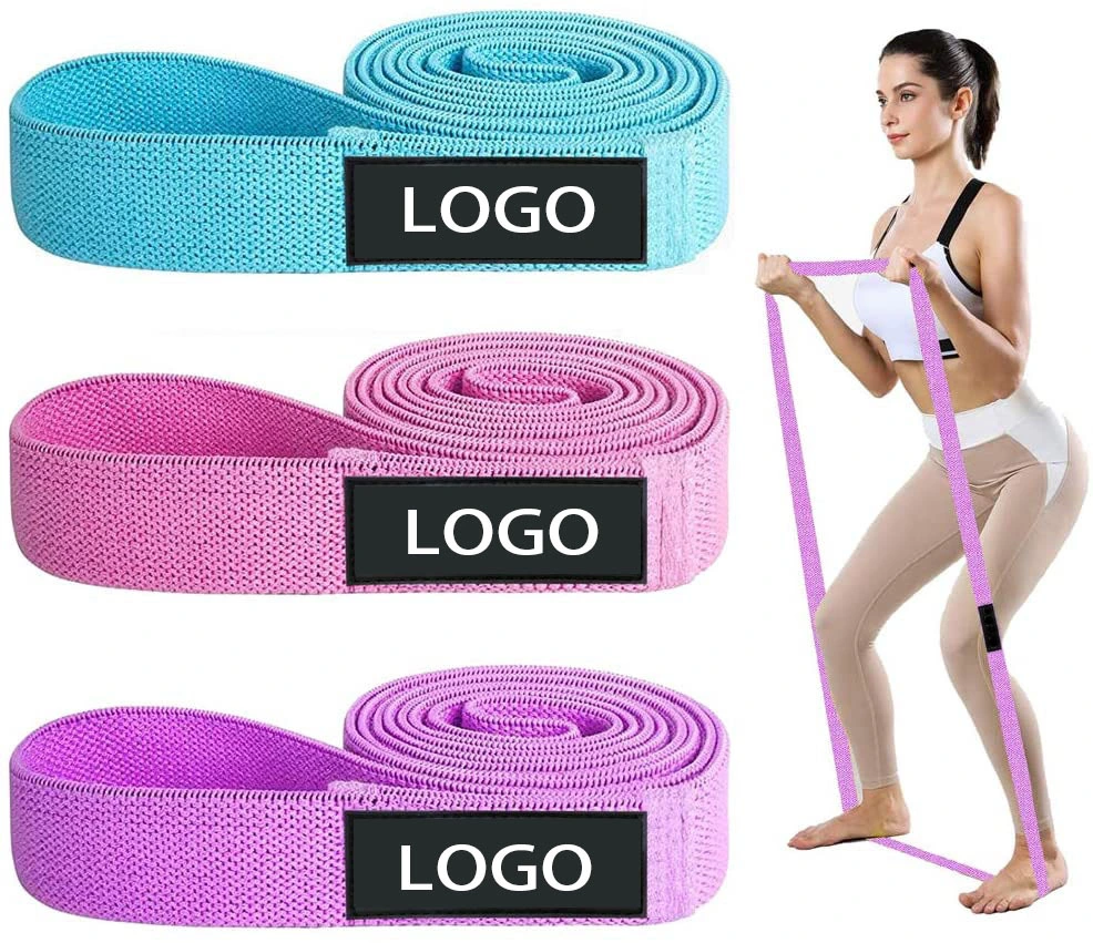 Long Fabric Booty Bands Set Workout Stretch Exercise Resistance Bands