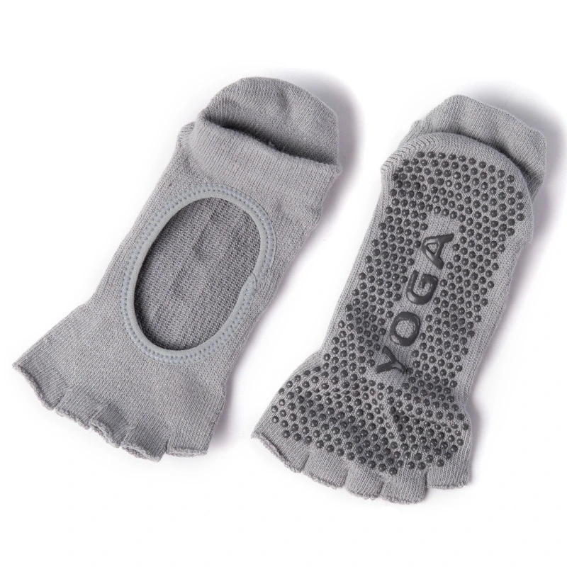 High Quality Custom Logo Non Slip Yoga Socks Wholesale for Women with 5 Toes