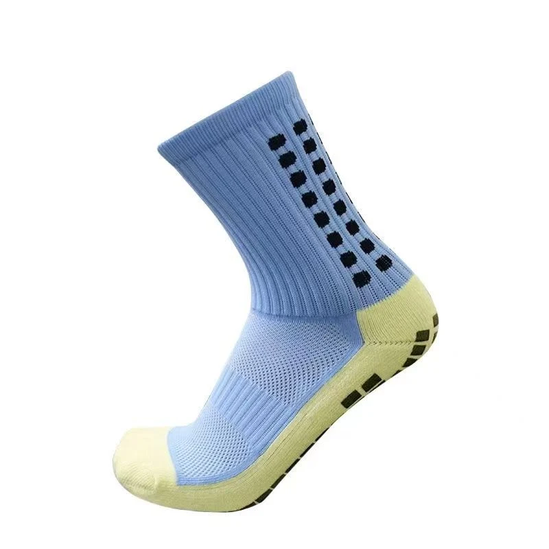 Sports Customized Training Cotton MID-Tube Grip Durable Compression MID-Tube Non-Slip Knitting Wholesale Gym Soccer Football Men Yoga Women Stocking Socks