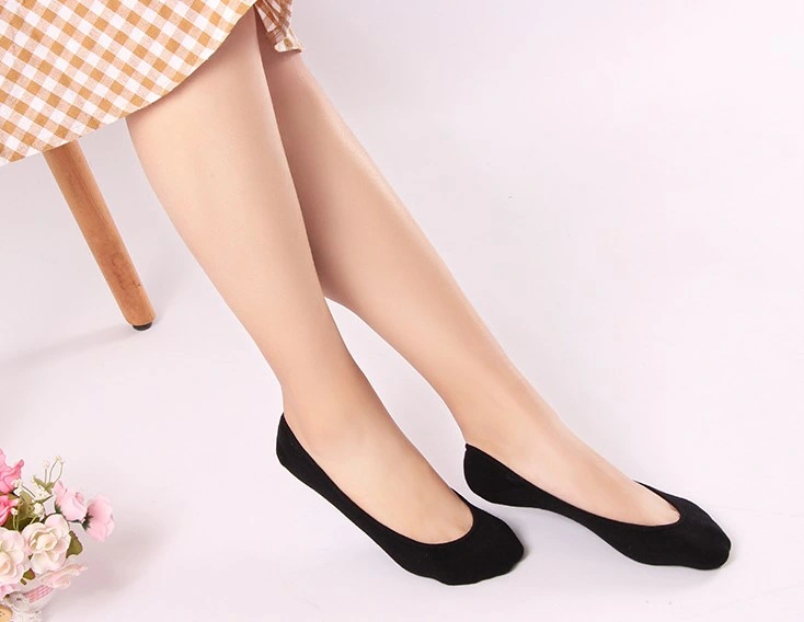 Thin Invisible Socks Women&prime;s Silicone Non-Slip Socks