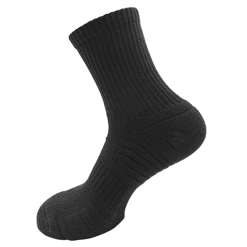 N B a Professional Middle Crew Basketball Socks High-Top Thick Towel Bottom Sports Socks Actual Combat Training Elite Socks for Men