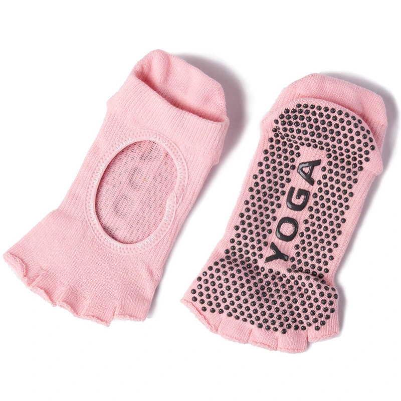 High Quality Custom Logo Non Slip Yoga Socks Wholesale for Women with 5 Toes