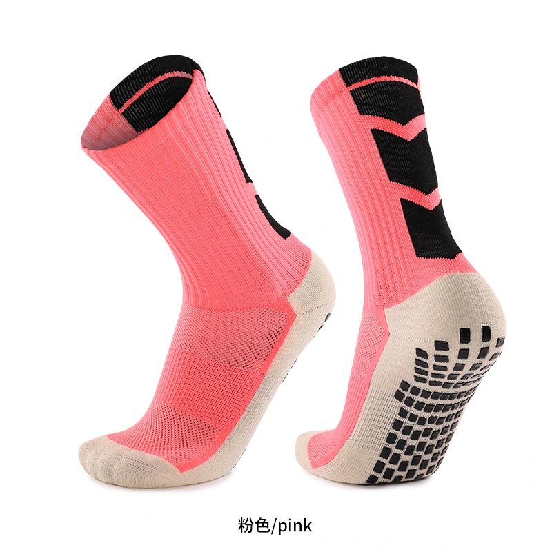 Wholesale Anti Slip Sock Soccer Grippy Sports Grip Socks for Men