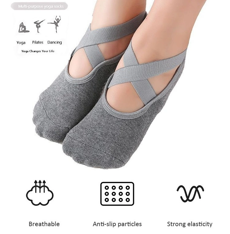 Custom Logo Reformer Anti-Slip Dance Pilates Heat Non Slip Grip Yoga Socks