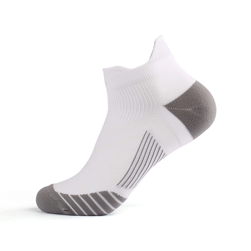 Custom Wholesale Sports Men Cotton Outdoor Running Anti-Slip Short Mesh Socks