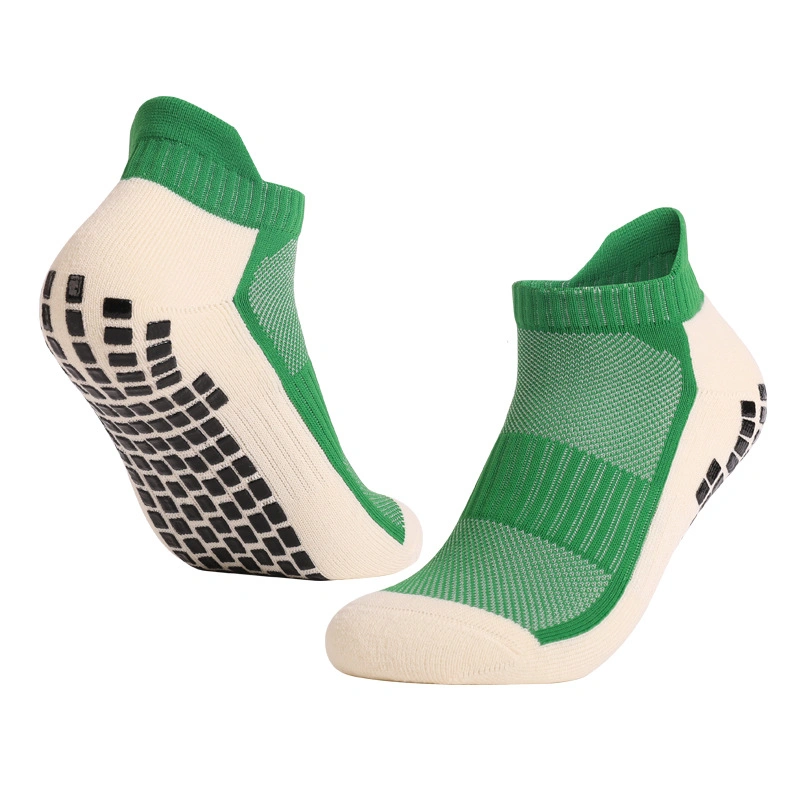 Factory Price Men Women Sports Football Slippers Socks Silicone Non-Slip Grip Soccer Ankle Socks