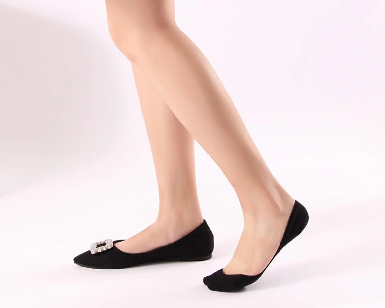 Thin Invisible Socks Women&prime;s Silicone Non-Slip Socks