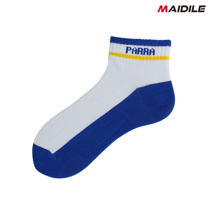 Personalized New Blue and White Breathable Thin Ankle Sports Sock