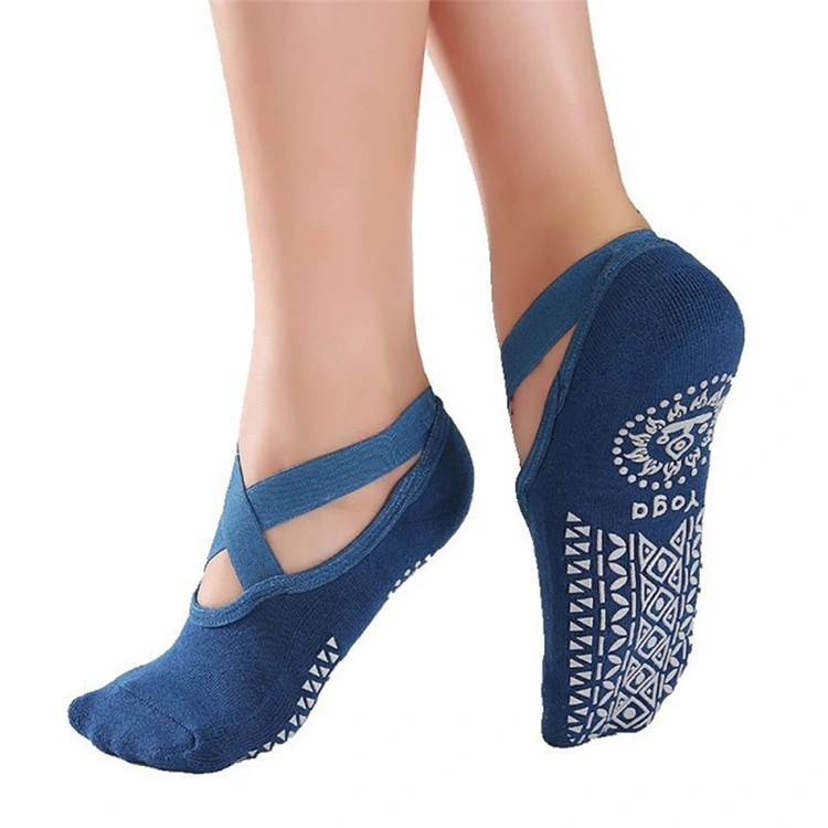 Grip Pull up Back Arch Support Yoga Sock for Pilates