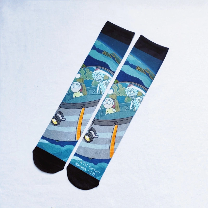 Customized 3D Heat Transfer Printing of Printed Socks Cute Cartoon Digital Printed Socks Personalized Sports Socks