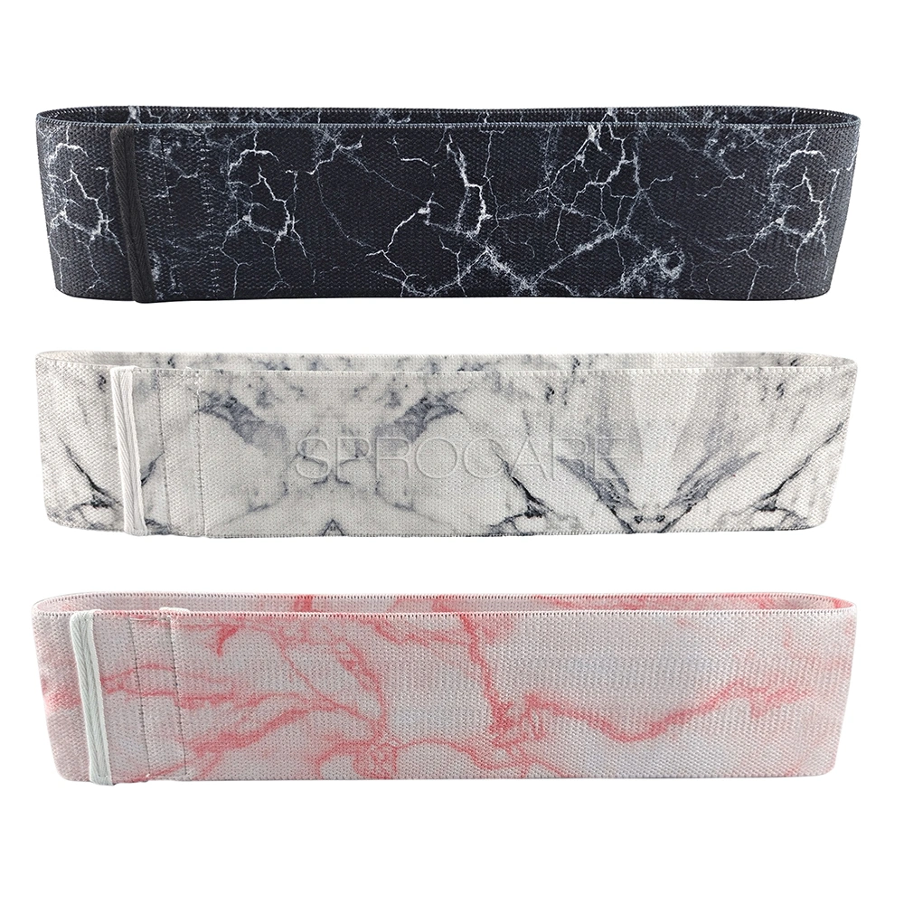 Non Slip Marbling Fabric Bands, Resistance Bands Hip Circle Band