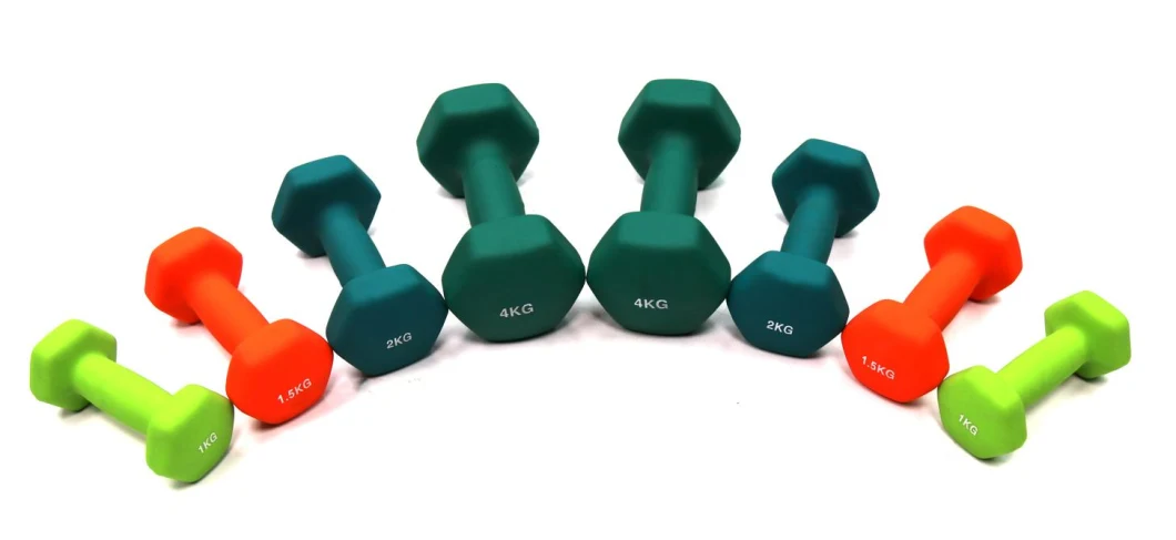 PVC Neoprene Hex Dumbbell