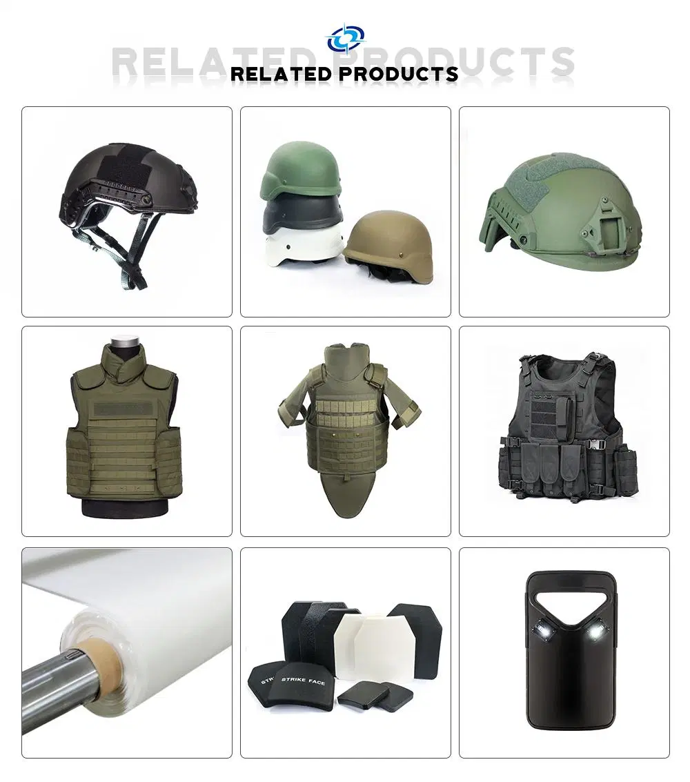 Tactical Bulletproof Vest Made by PE Ud/Aramid Ud with Molle System