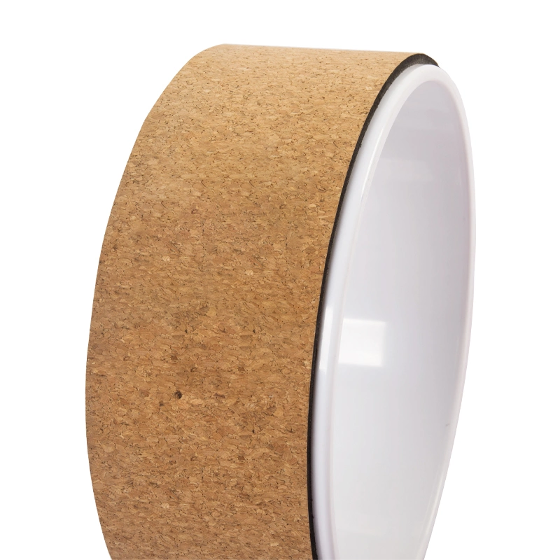 Prop Circle Natural Cork Custom Design Fitness Yoga Wheel for Back Pain