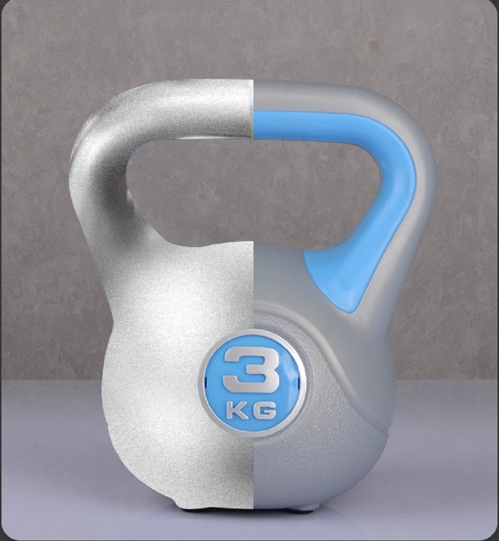 Kettlebell Vinyl Weight Set for Unisex, Multi-Color Kettle Bell Training Provides Full Body Fitness Wbb18358