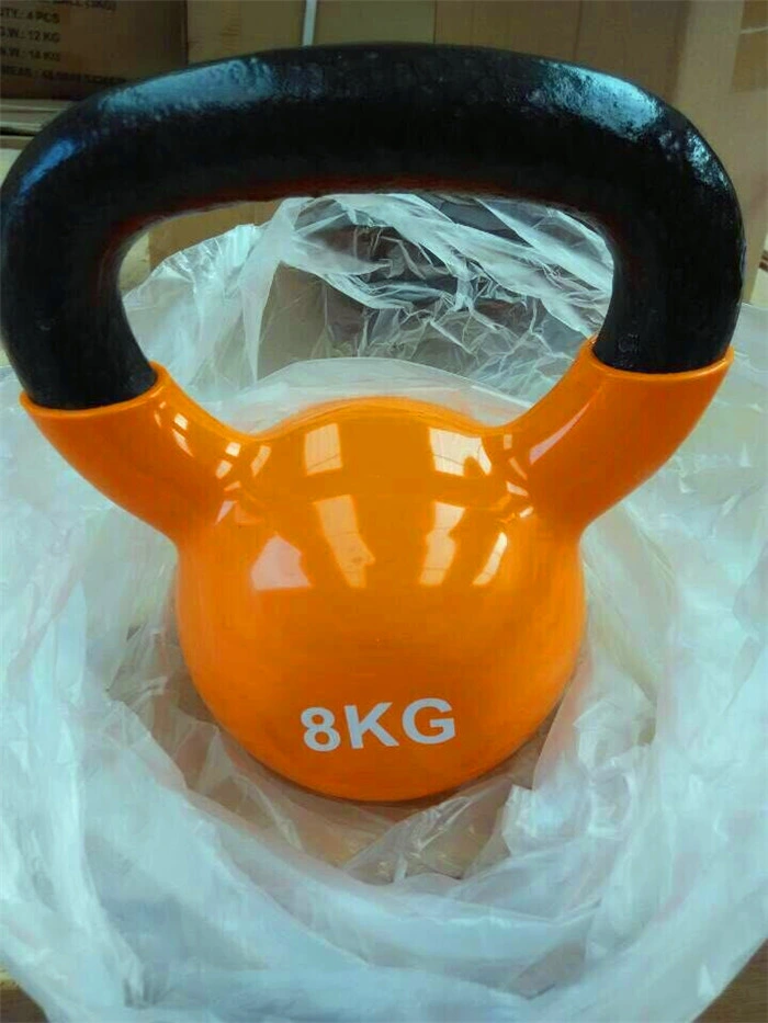 Gym Fitness Equipment Free Weight Vinyl Kettlebell