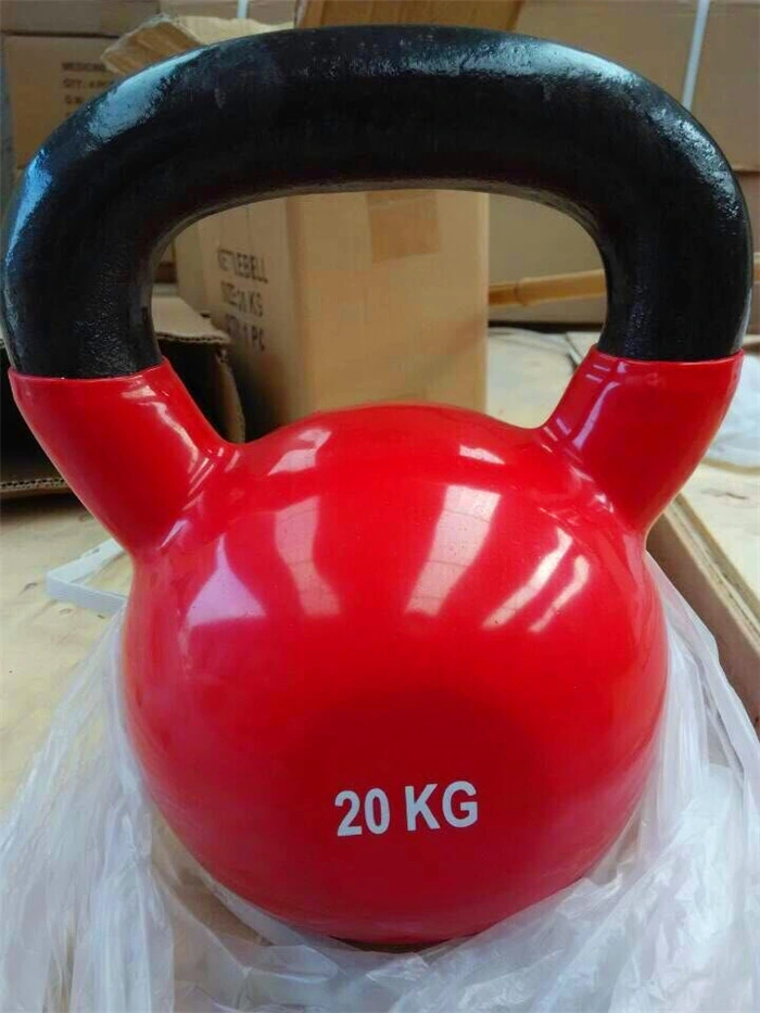 Gym Fitness Equipment Free Weight Vinyl Kettlebell