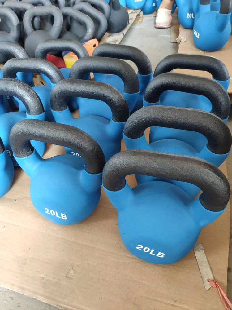 Fitness Gym Equipment PVC Coated Kettlebell for Exercises